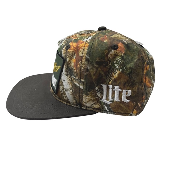 NWT Miller Lite Beer Camo Hat It's Miller Time - Picture 5 of 14
